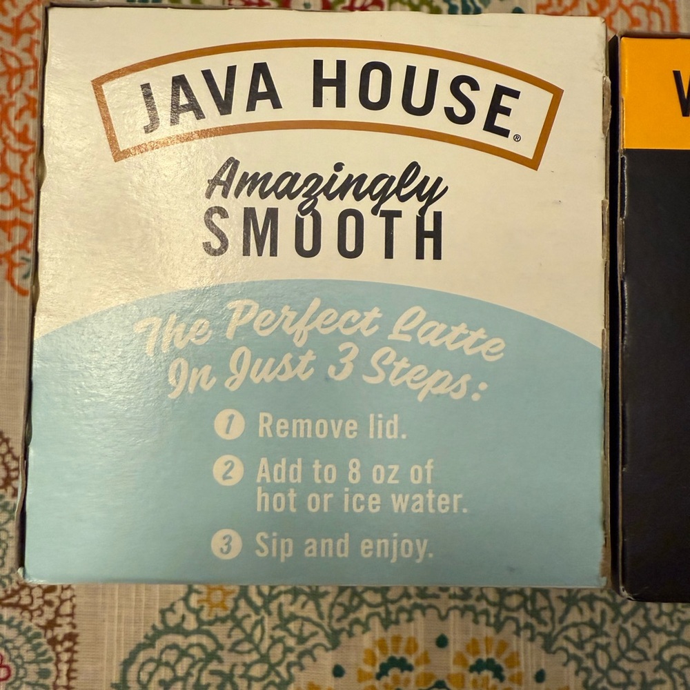 NWT Java House Cold Brew Vanilla Latte & Colombian Medium Roast Liquid Pods - Picture 3 of 3